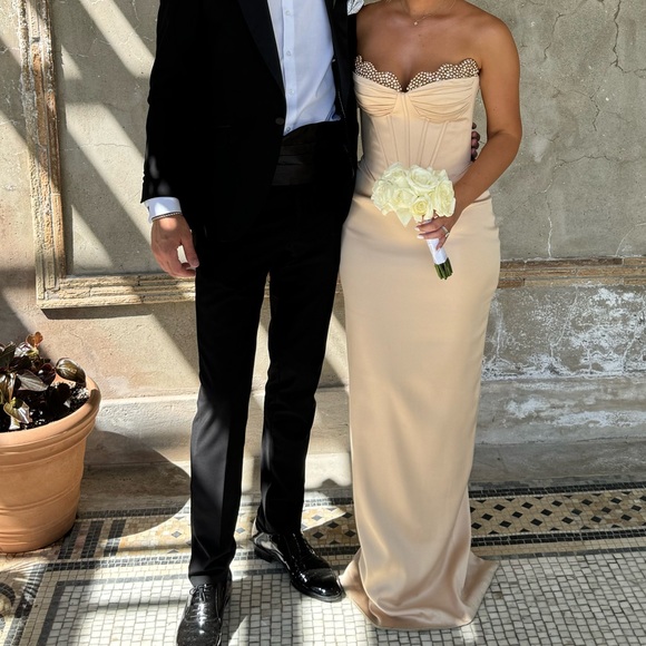 Portia and Scarlett Dresses & Skirts - Nude Corset Gown